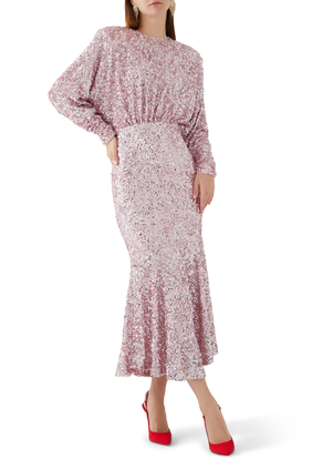 Billian Sequin Maxi Dress